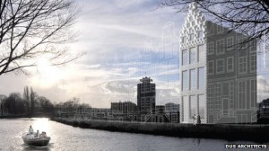 Dus Architects la casa stampata in 3d sui canali di Amsterdam 01