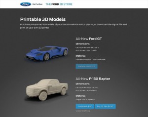 Modellini auto Ford da stampare in 3d 02