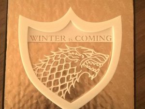 il trono di spade  stark motto e stemma Winter is coming