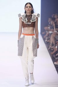 Beautiful fashion 3D Voxelworld moda stampata in 3d 15